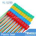 Sello de plástico de seguridad desechable con código y logotipo (YL-S290)